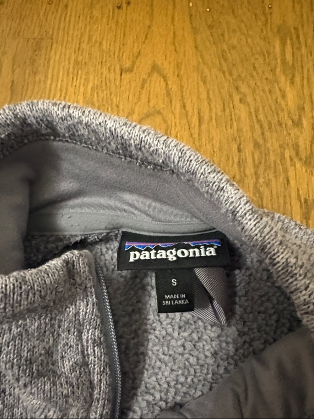 Patagonia women’s better sweater Heather Gray Full-Zip jacket size s - Picture 2 of 2